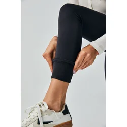Trendyol Black Polar Fleece High Waist Slimming Knitted Leggings