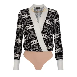 Bluza s potiskom Elisabetta Franchi