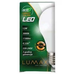 SIJALICA LED ECO LUME27 12W 3000K 1100LM