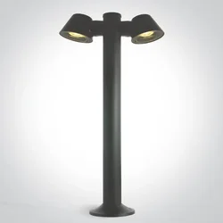 PODNA SVJETILJKA GU10 2x6W IP65 100-240V ANTRACIT