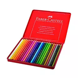 Faber Castell drvene boje VITEZ metalna kutija 1/24