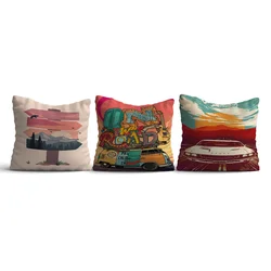 Aberto Design Set 3 jastučnice 43x43cm Šareni