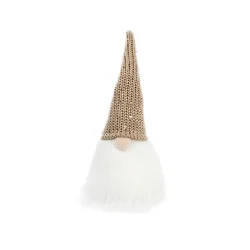 Krpeni Djed Gold – božićni ukras 20 cm