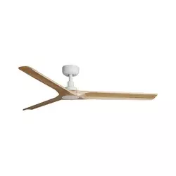 FARO 33810WT - Plafonski ventilator HEYWOOD L drvo/bela, prečnik 132 cm WT + DO