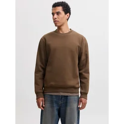 JACK & JONES Majica JJEBRADLEY rjava