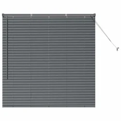 Venecijanski zastore Tamno siva 130 x 130 cm Aluminij