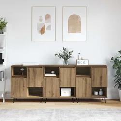 Kreveta 3 pcs Umjetnički hrast 60 x 35 x 70 cm