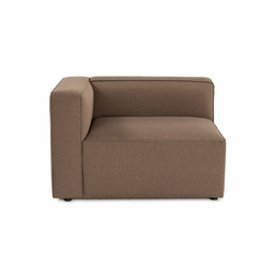 ATELIER DEL SOFA Fotelja Mora XL 1L Brown