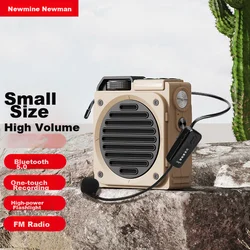 Newmine Bežični zvučnik sa mikrofonom MS13, Bluetooth, Bež