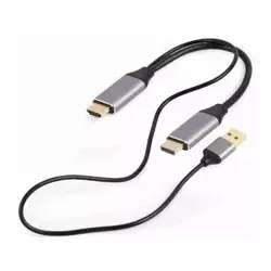 GEMBIRD A-HDMIM-DPM-01 Adapter/Kabl HDMI (muški) na DisplaiPort (muški) , 2m, Crni