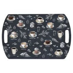 Rectangular tray with handles, 52 x 35 cm, Barista - Nuova R2S