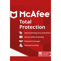 McAfee Total Protection (2023) 1 Device 3 Year McAfee Key GLOBAL