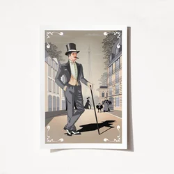 Wallity Poster France Paris-1968, 42x59,4 cm