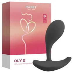 Honey Play Box Oly 2 - pametni G-točka in klitorisni stimulator (črna)