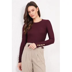 Trend Alacati Stili Ženska bluza Alc-X14801, Bordo