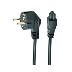 Kabl naponski za laptop - Detelina, premijum 3x1.5mm, 1.8m crni