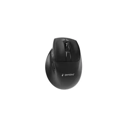 MUSW3-9B-01 Gembird Bežieni ergonomski miš sa 9 tastera i tri režima rada,crna,800-2400DPI,BT+USB,1m