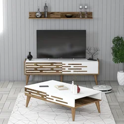 Hanah Home Set TV Komoda i klub sto Orah