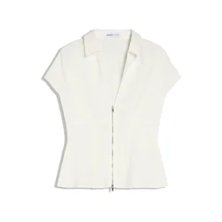 Bershka Bluza bela