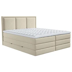 MID.YOU POSTELJA BOXSPRING 180 cm x 200 cm , tekstil bež