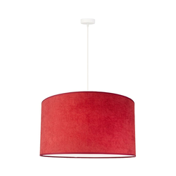 Duolla - Luster na sajli BRISTOL 1xE27/40W/230V prečnik 45 cm crvena