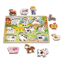 TOOKY TOY Umetaljka Životinje na farmi