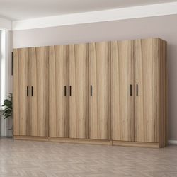 Hanah Home Garderober Kale-7502, 315x190x52 cm, Braon