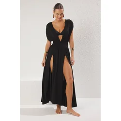 Trendyol Milla Ženska haljina Tbess25El00078, Crna