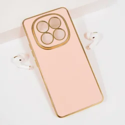 Maska za telefon Fresh Electroplated za Xiaomi Redmi Note 14 Pro Plus 5G, Ružičasta