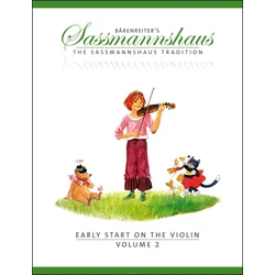 Saßmannshaus / Sassmannshaus Early Start on the Violin Volume 2 Note