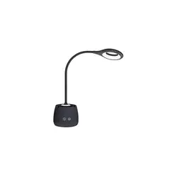 LED prigušiva fleksibilna punjiva stona lampa LUSIA LED/5W/5V 3000/4000K 1200 mAh crna