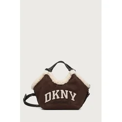 DKNY crossbody torbica ženska iz imitacije semiša