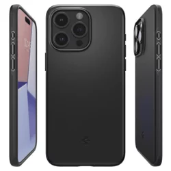 Spigen SPIGEN THIN FIT IPHONE 15 PRO MAX ČRN