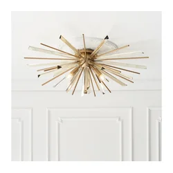 Endon 81937 - Plafonska lampa 4xE14/40W/230V, prečnik 80 cm, zlatna