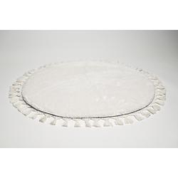 ROMA Okrugli tepih 80x80, Beli