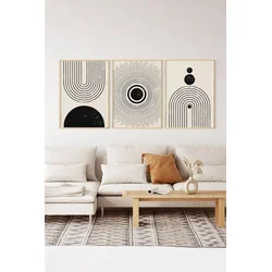 Wallity slika 3Dartsoho6, 3 dijela, 33 x 48 cm