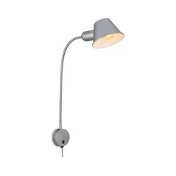 Briloner 2089-014 - Fleksibilna zidna lampa BRELLO 1xE27/10W/230V matni hrom