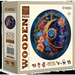 Flower Moon Wooden Puzzle XL (505 Pieces)