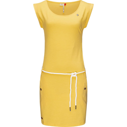 Ragwear Obleka  rumena / bela