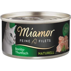 MIAMOR Vlažna hrana za mačke, Prirodni fileti tuna Feine Filets, 80g