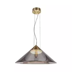 Luster na sajli PRESTO 1xGX53/10W/230V prečnik 50 cm zlatna/dimljeno-siva