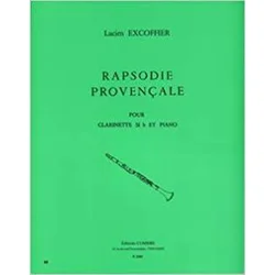 EXCOFFIER L.:RAPSODIE PROVENCALE CLARINETTE ET PIANO
