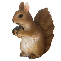 Esschert Design Figurica veverice s storžem, v14,6 cm