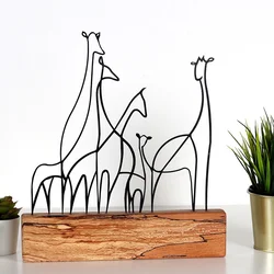 Atelier Del Sofa Dekorativna figura M-033, 30x35x3.5 cm, Crna