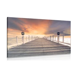 Slika lesena promenada - 30x20