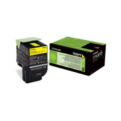 Toner Lexmark 70C2HY0 rumena, original -