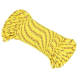 vidaXL Večnamenska uporabna vrv 5 mm 25 m Rumena PP