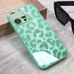 Torbica Shiny glass za iPhone 15 Pro Max 6.7 svetlo zelena