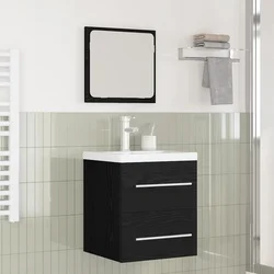 Set namještaja za kupaonicu s ladicama 2 pcs Umjetnički hrast