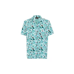 DICKIES Srajca ROSEBURG  modra/črna/bela